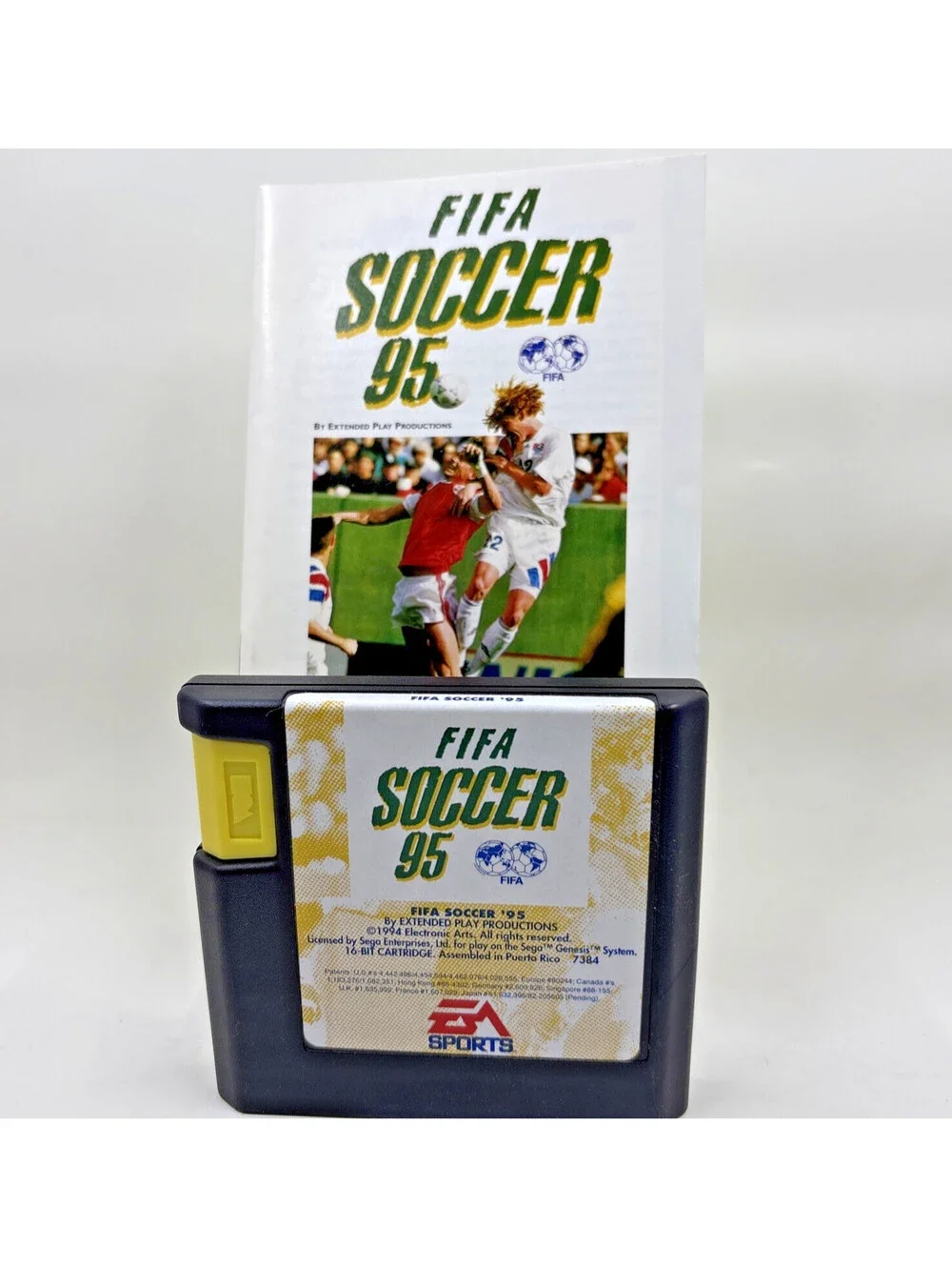 FIFA Soccer 95 - Sega Genesis - Cartridge & Manual TESTED